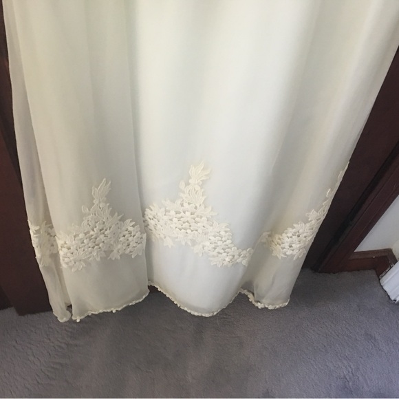 Vintage handmade wedding dress 1960s - Picture 12 of 13